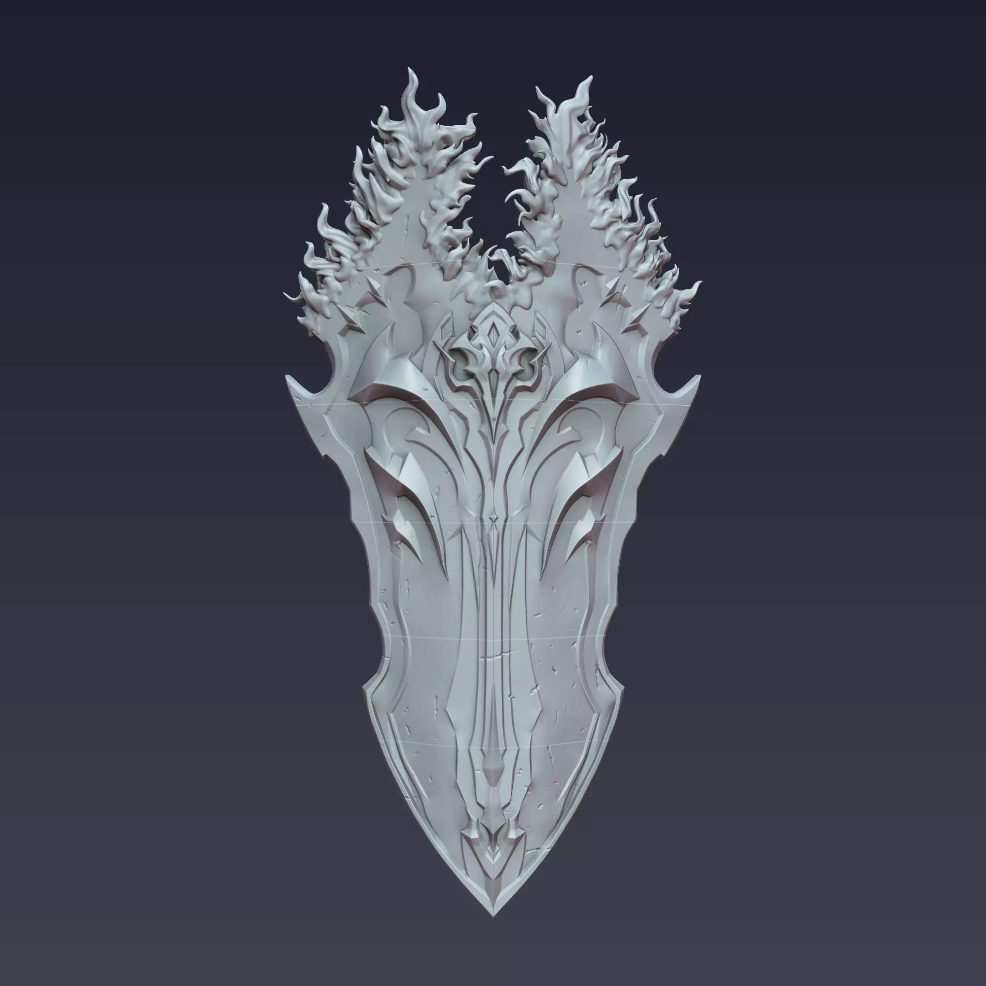 Iron Shield Solo Leveling 3D print model_0