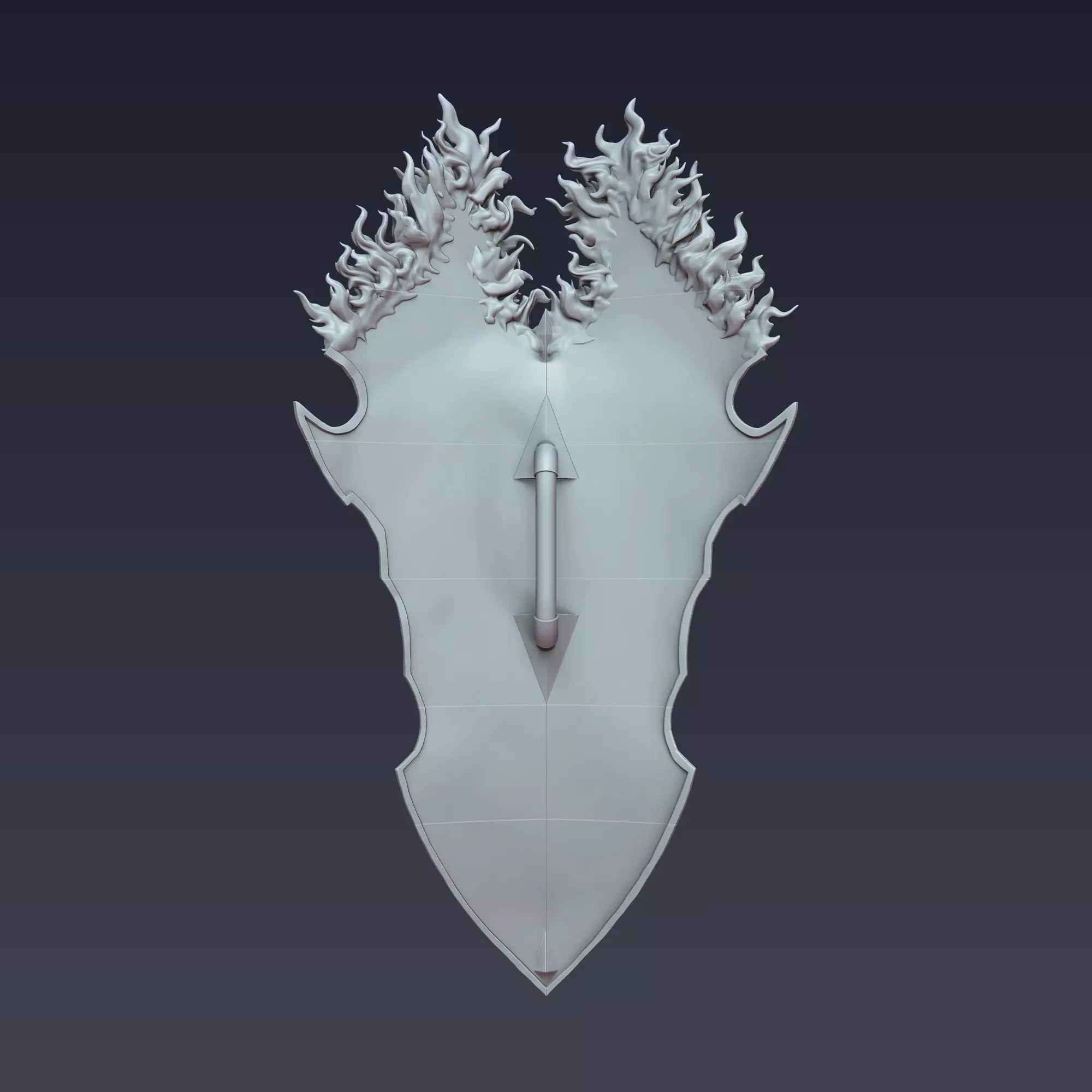 Iron Shield Solo Leveling 3D print model_3