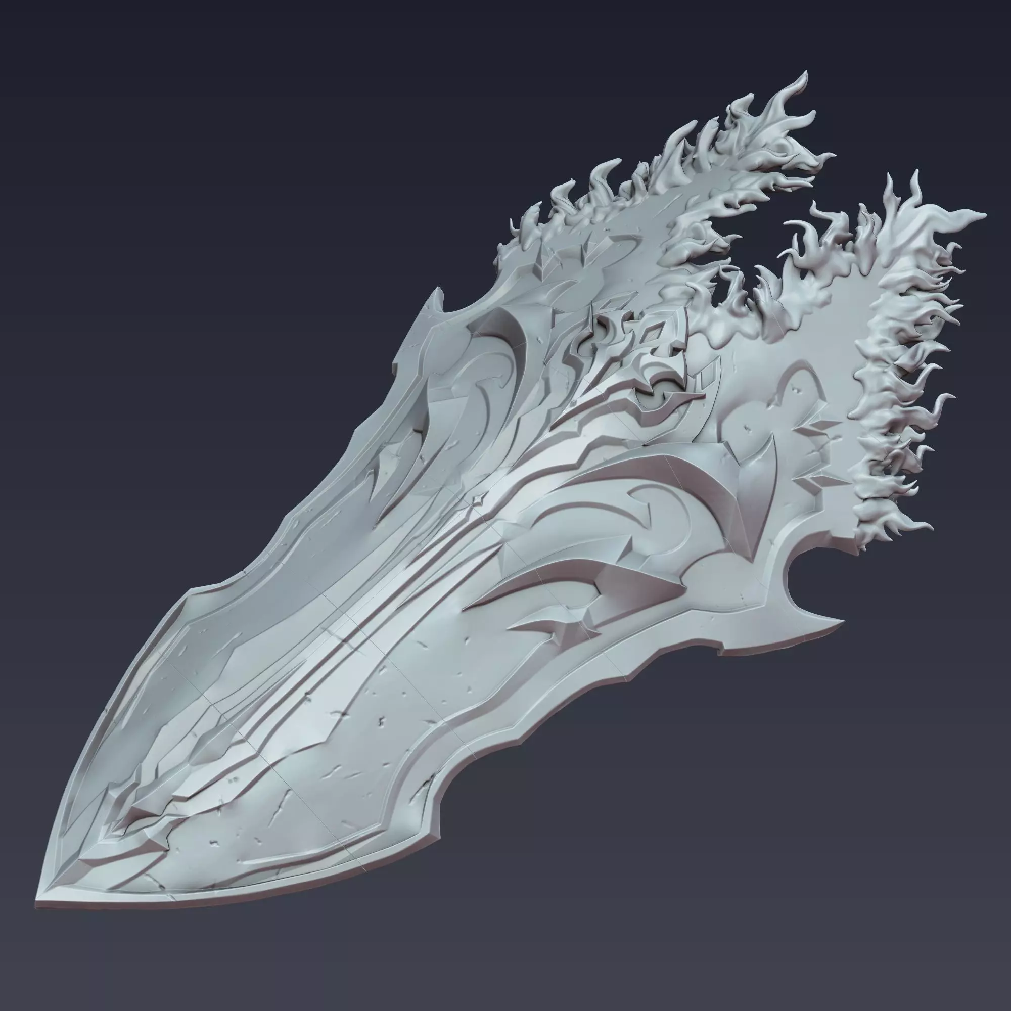 Iron Shield Solo Leveling 3D print model_4