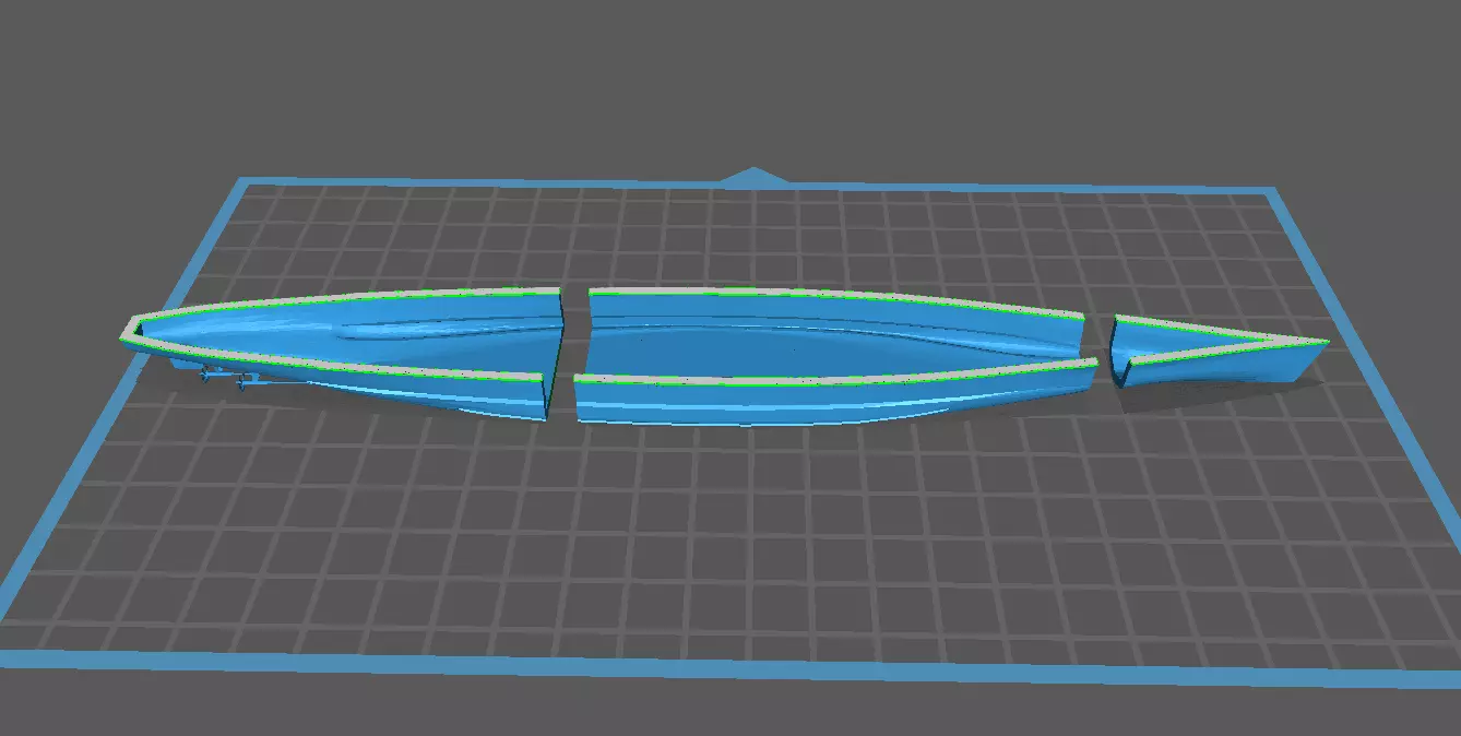 British Battleship HMS Thunderer - 3D Model 1-700 Scale 3D print model_9