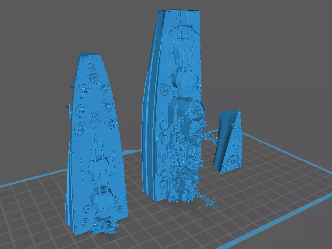 British Battleship HMS Thunderer - 3D Model 1-700 Scale 3D print model_8