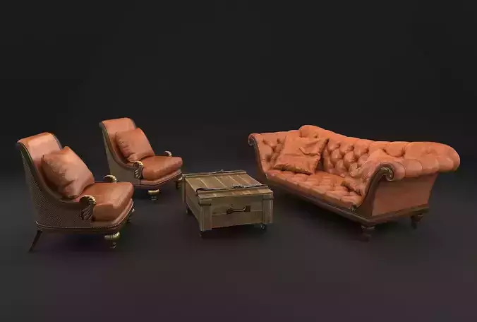 Classic European style Sofa and Armchair set