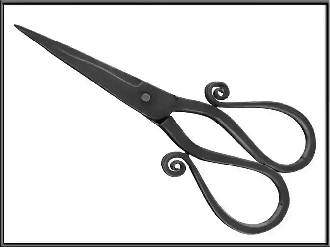 Spiral Medieval Scissors