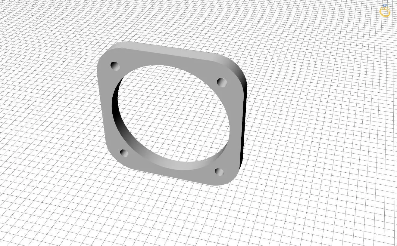 Square Ring Collection 48-60 size 3D print model_10