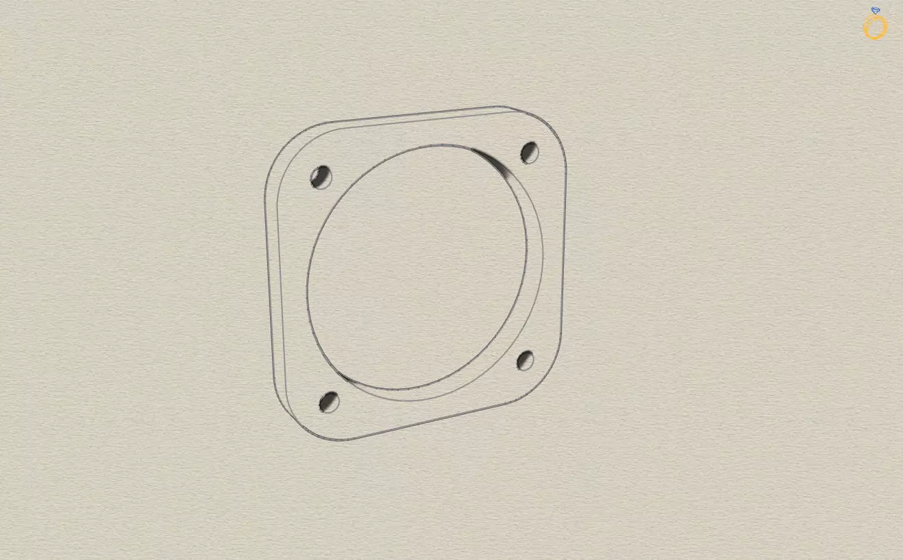 Square Ring Collection 48-60 size 3D print model_11