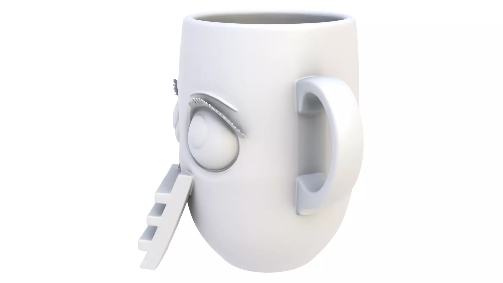 Ladder mug 02 3D model_2