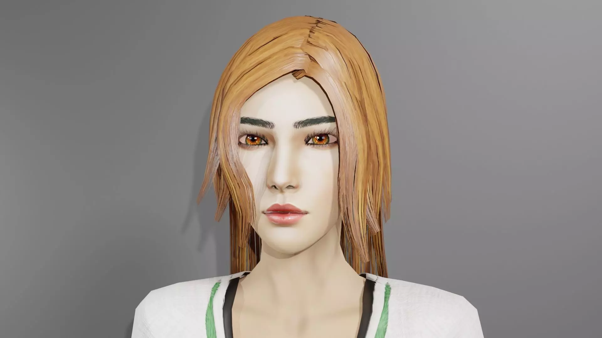  Village Healer - Stylized Low Poly Game Ready NPC  Low-poly 3D model_4