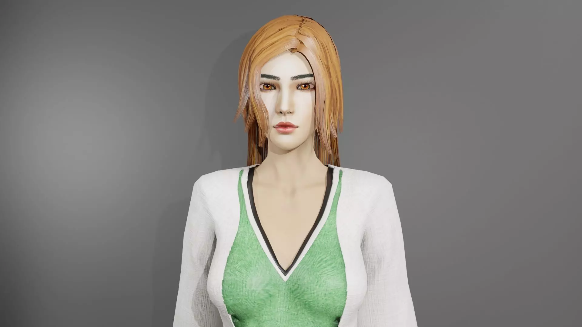  Village Healer - Stylized Low Poly Game Ready NPC  Low-poly 3D model_7