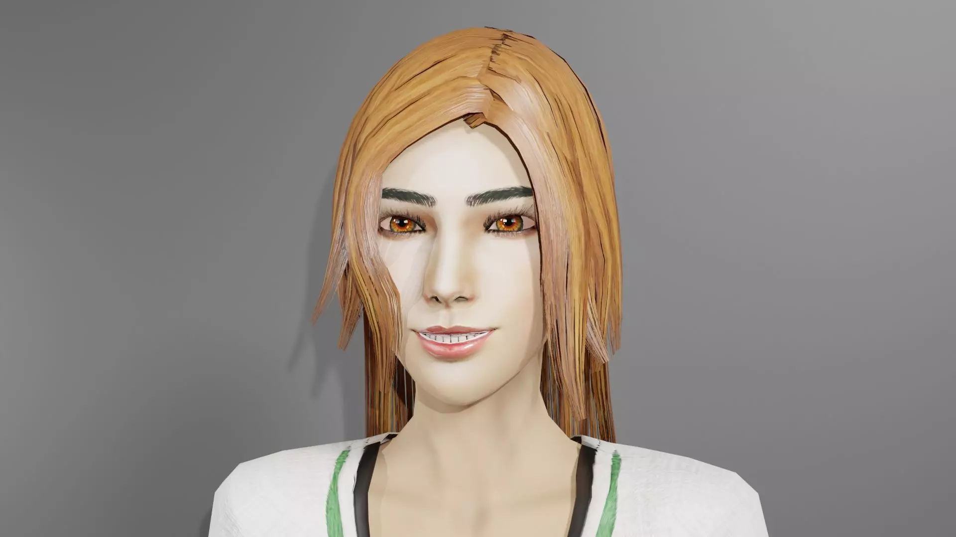  Village Healer - Stylized Low Poly Game Ready NPC  Low-poly 3D model_11