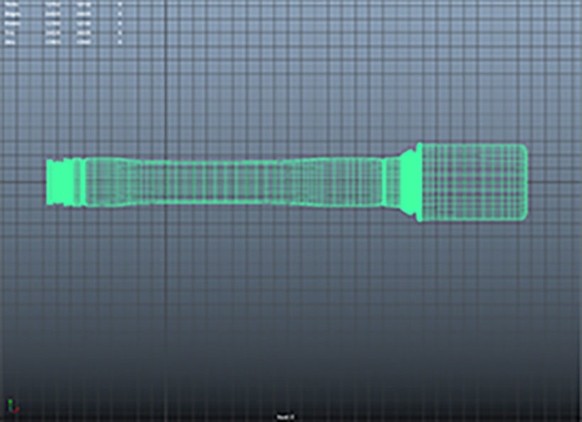 German Handgrenade WW2 Low-poly 3D model_4