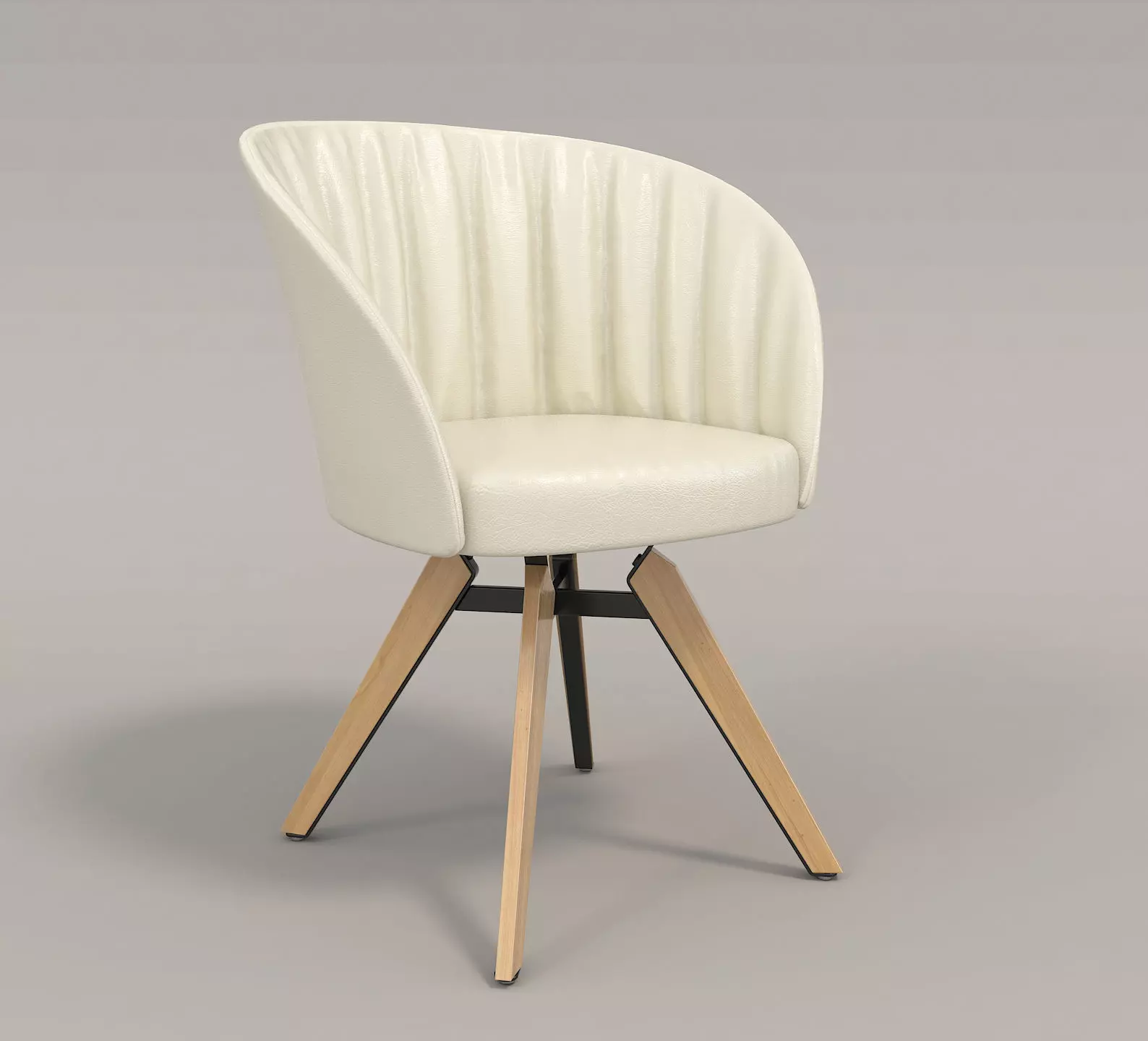 Modern Table and Chair Set 4 3D model_6