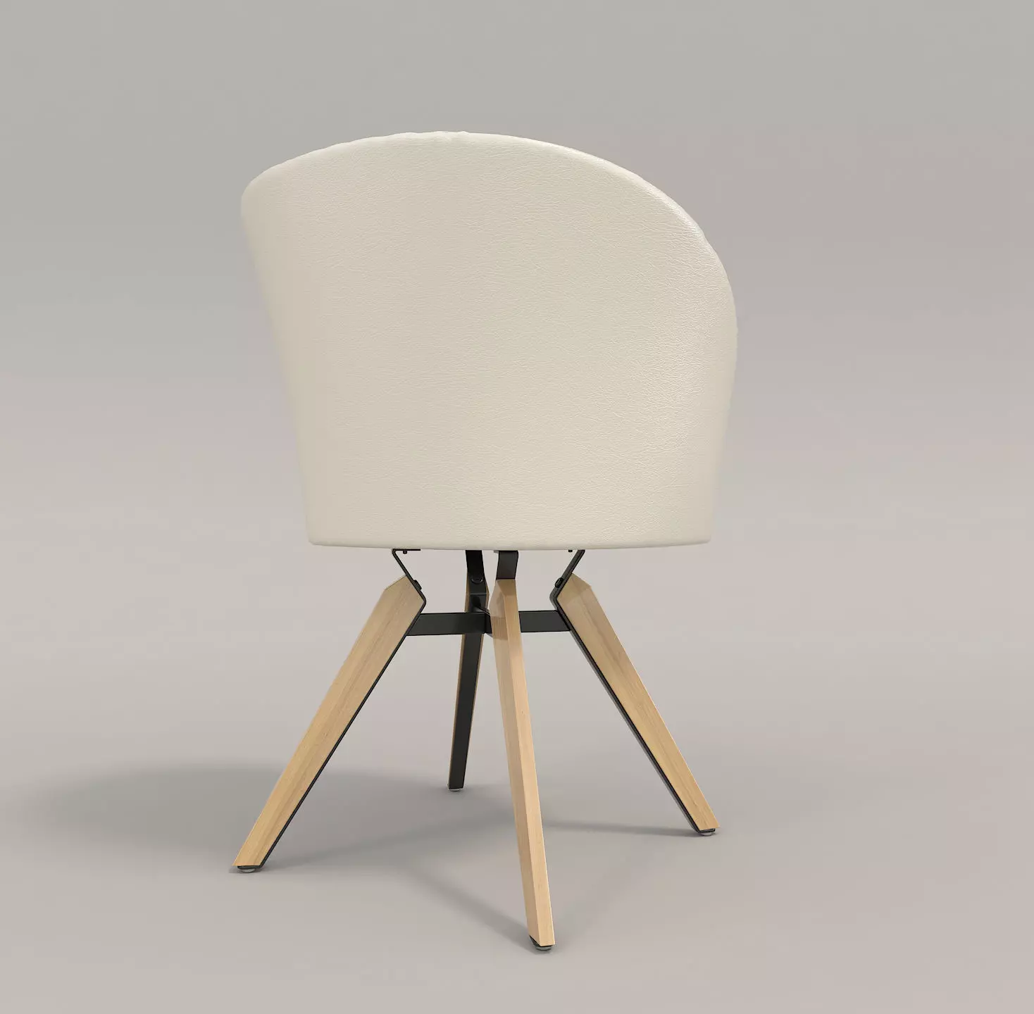 Modern Table and Chair Set 4 3D model_8