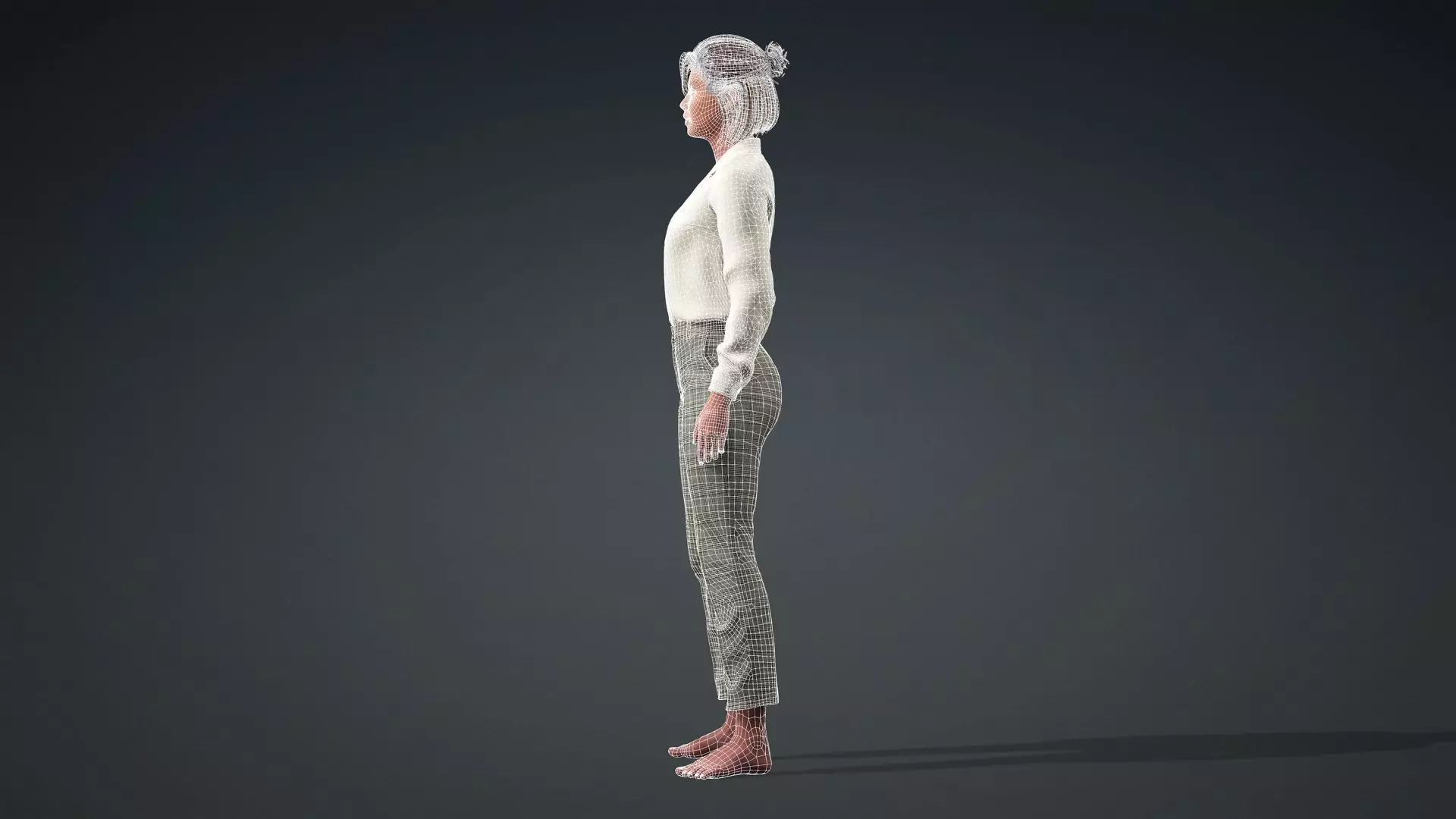 Realistic Woman 3D Model 3D model_14