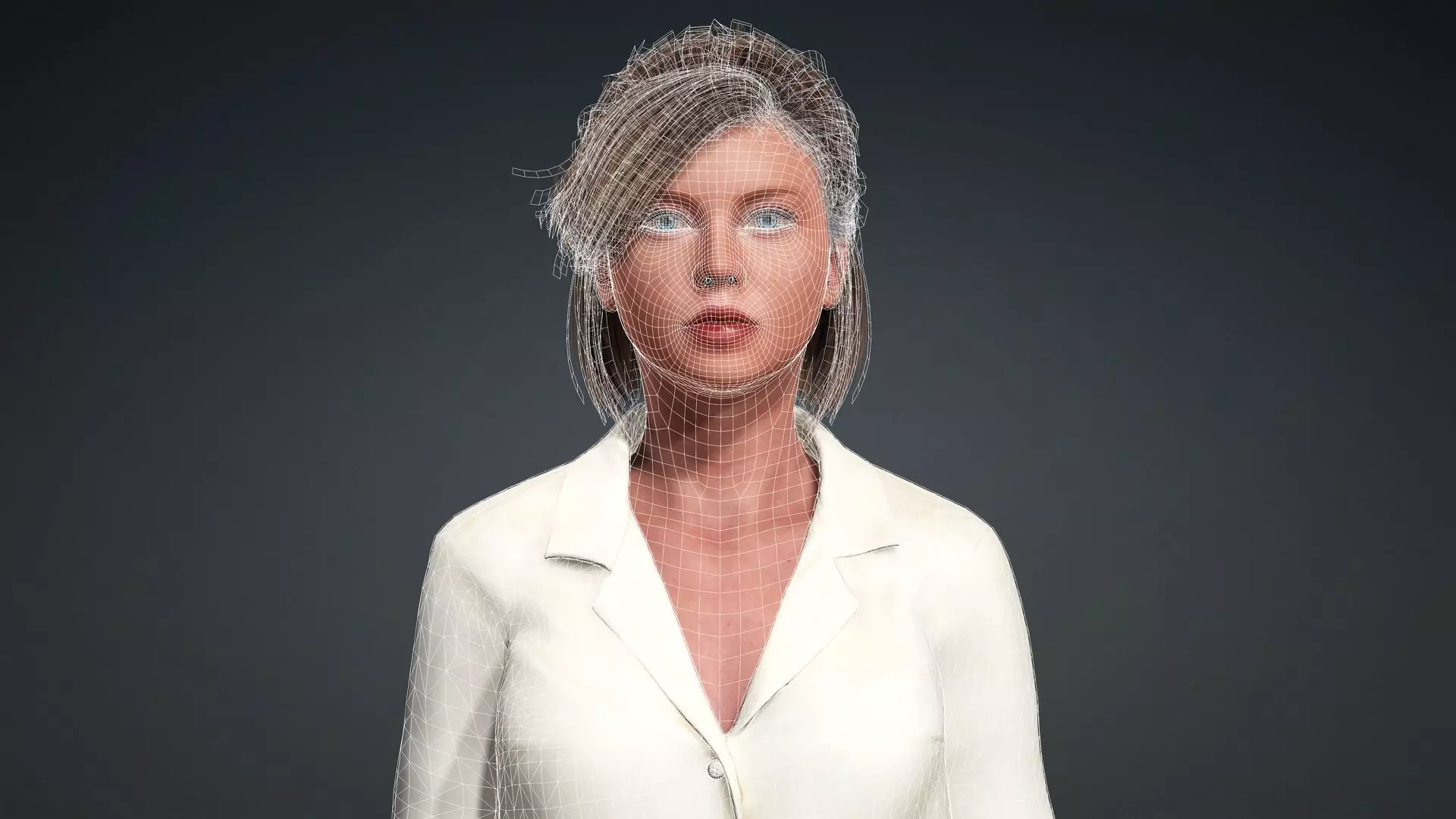 Realistic Woman 3D Model 3D model_17