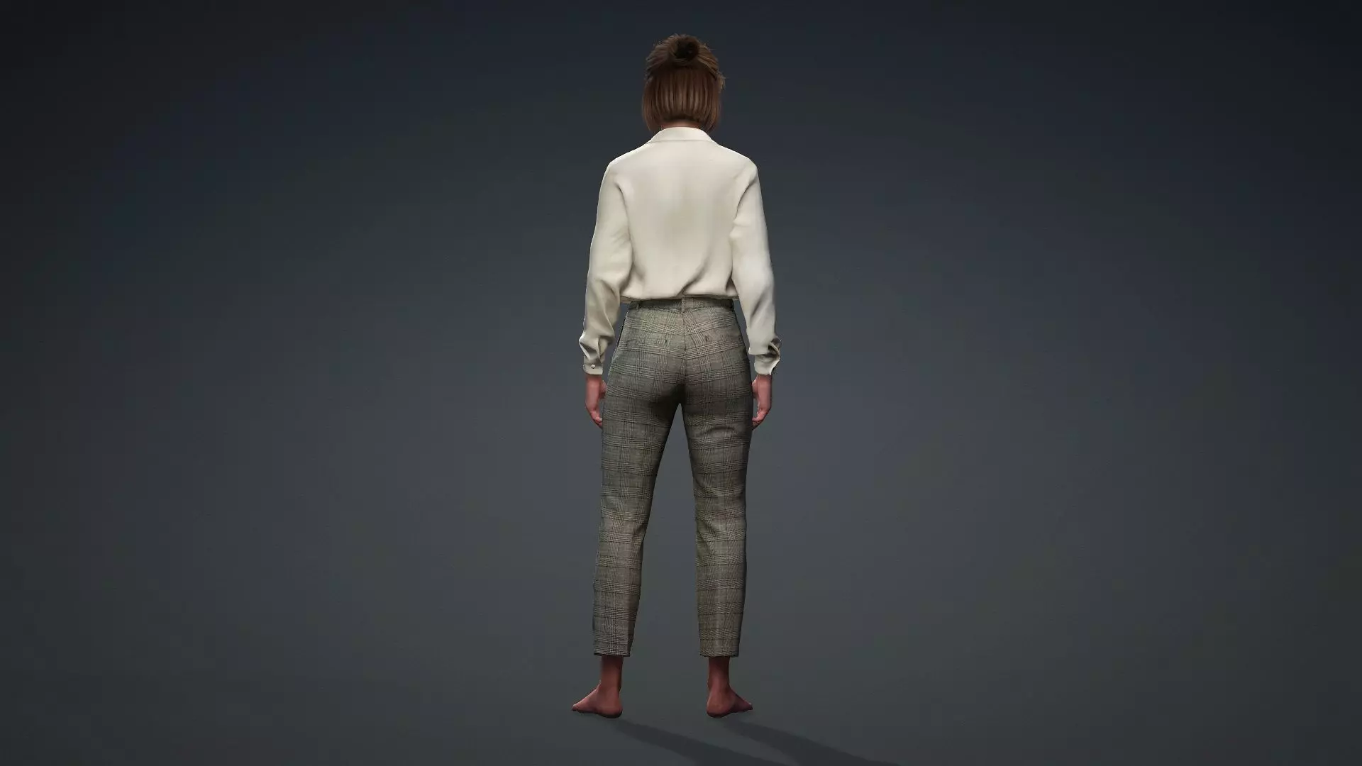 Realistic Woman 3D Model 3D model_5