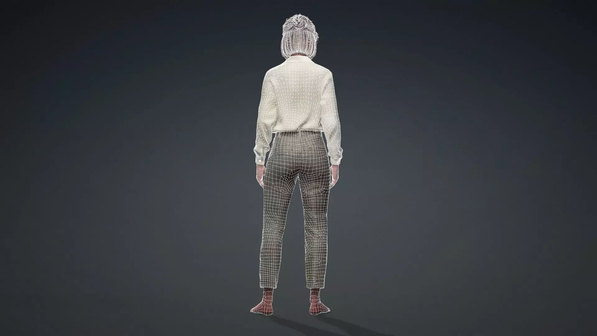 Realistic Woman 3D Model 3D model_15