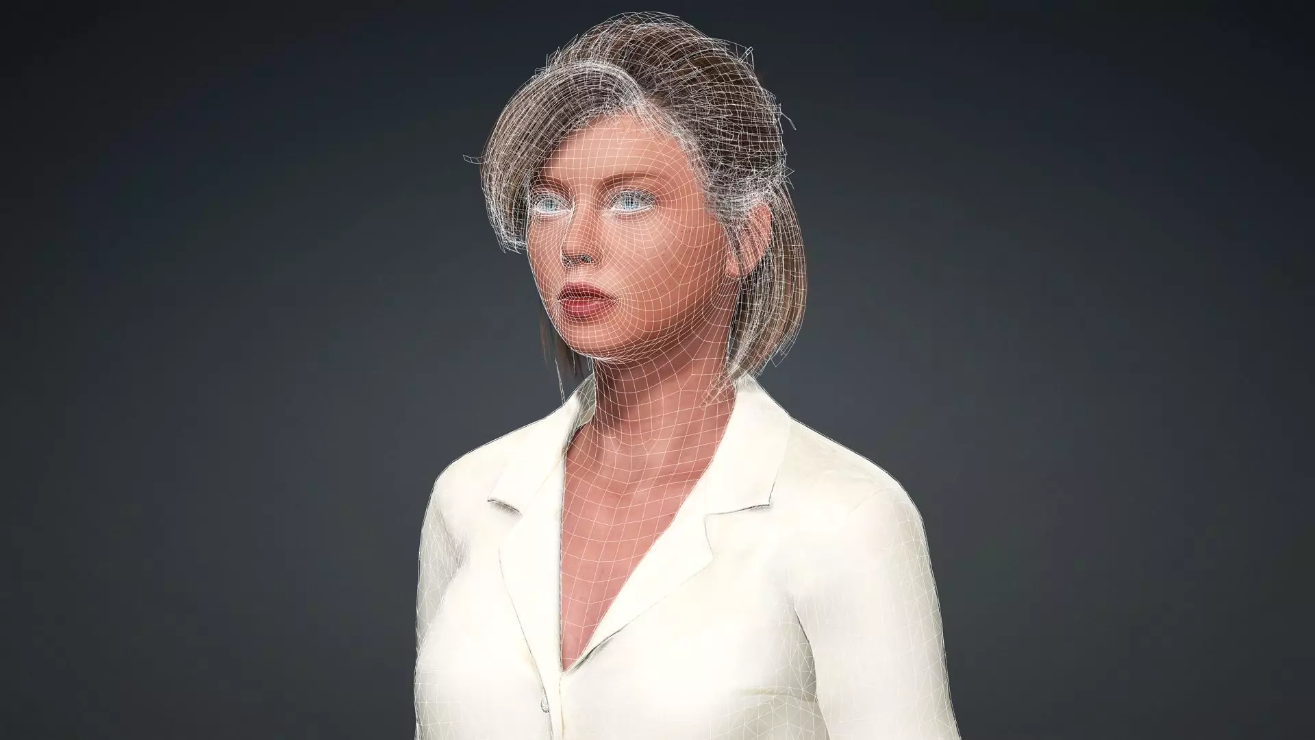 Realistic Woman 3D Model 3D model_19