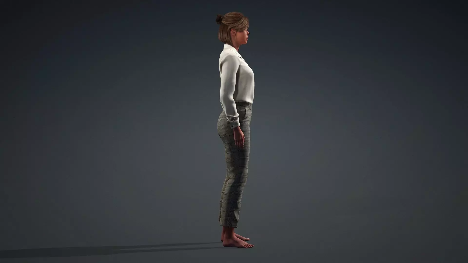 Realistic Woman 3D Model 3D model_3