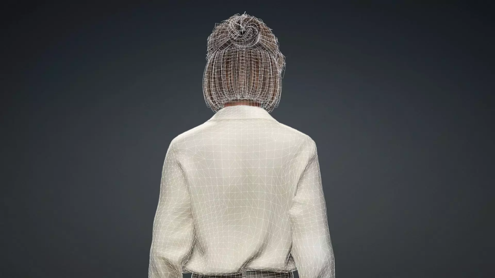 Realistic Woman 3D Model 3D model_16