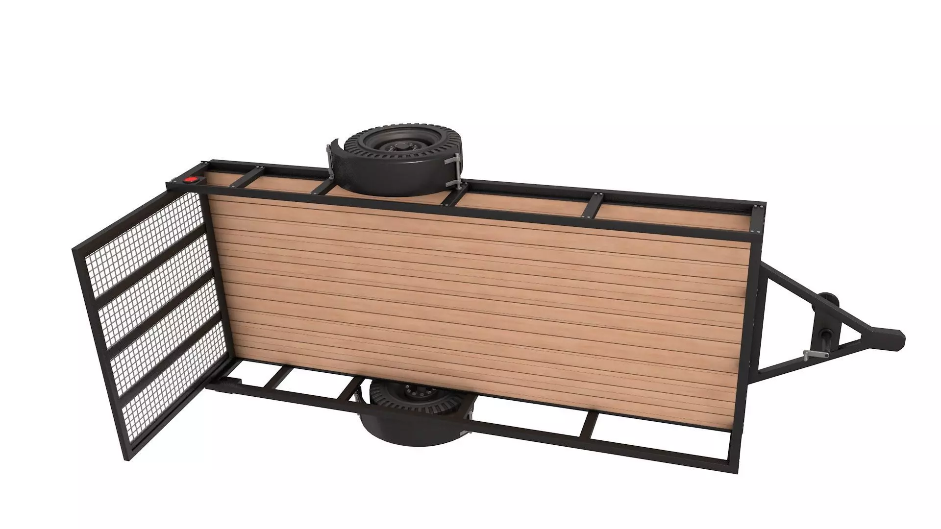 Utility Trailer 3D model_1