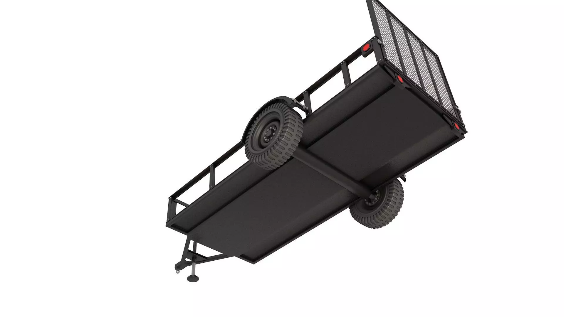 Utility Trailer 3D model_4