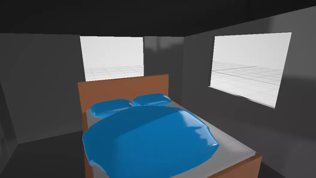3d Bedroom 3D print model_2