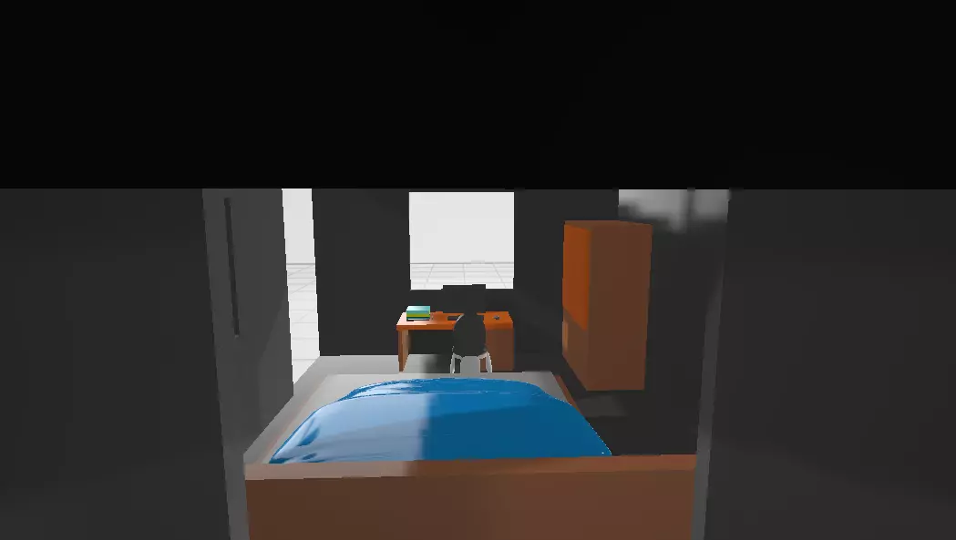 3d Bedroom 3D print model_1