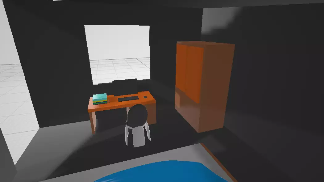 3d Bedroom 3D print model_3