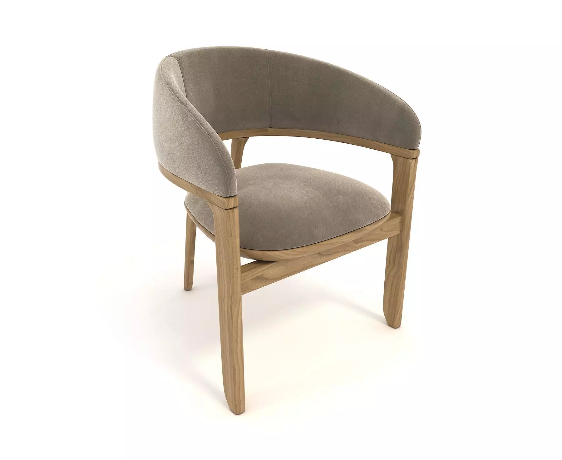 Modern Table and Chair Set 5 3D model_5