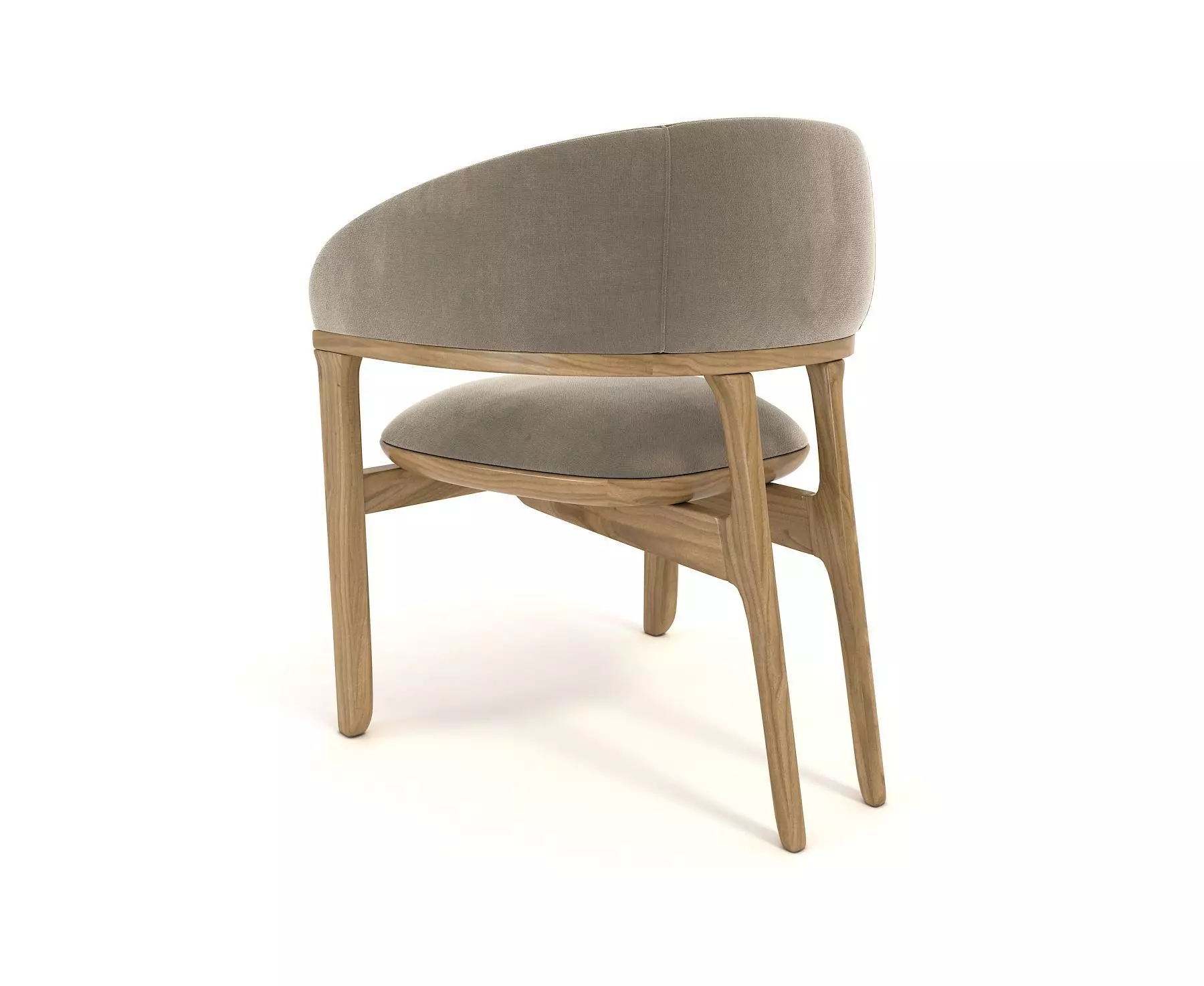 Modern Table and Chair Set 5 3D model_6