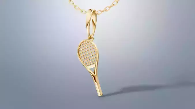 Tennis racket Pendant