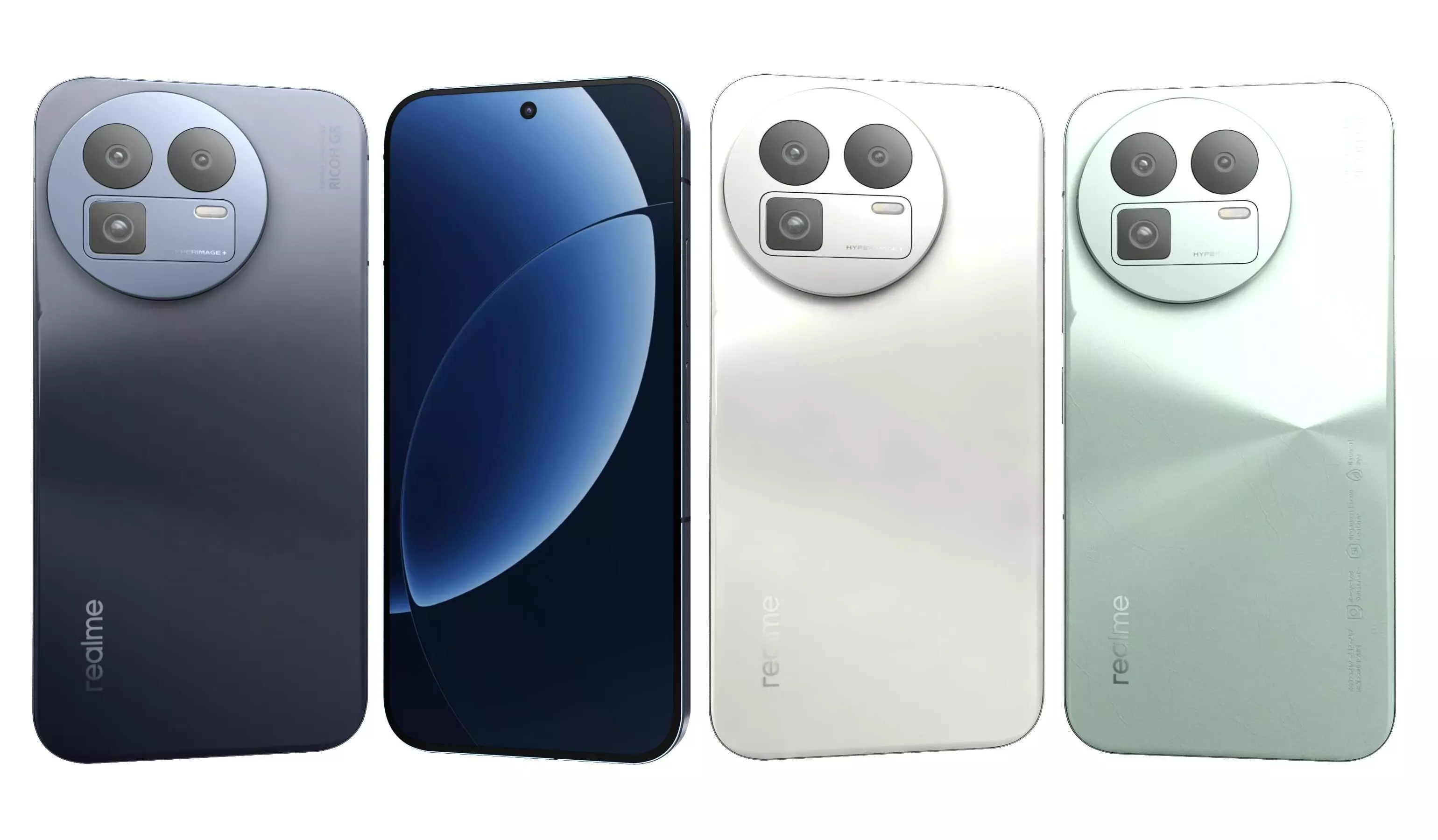 Realme GT8 All Colors 3D model_0