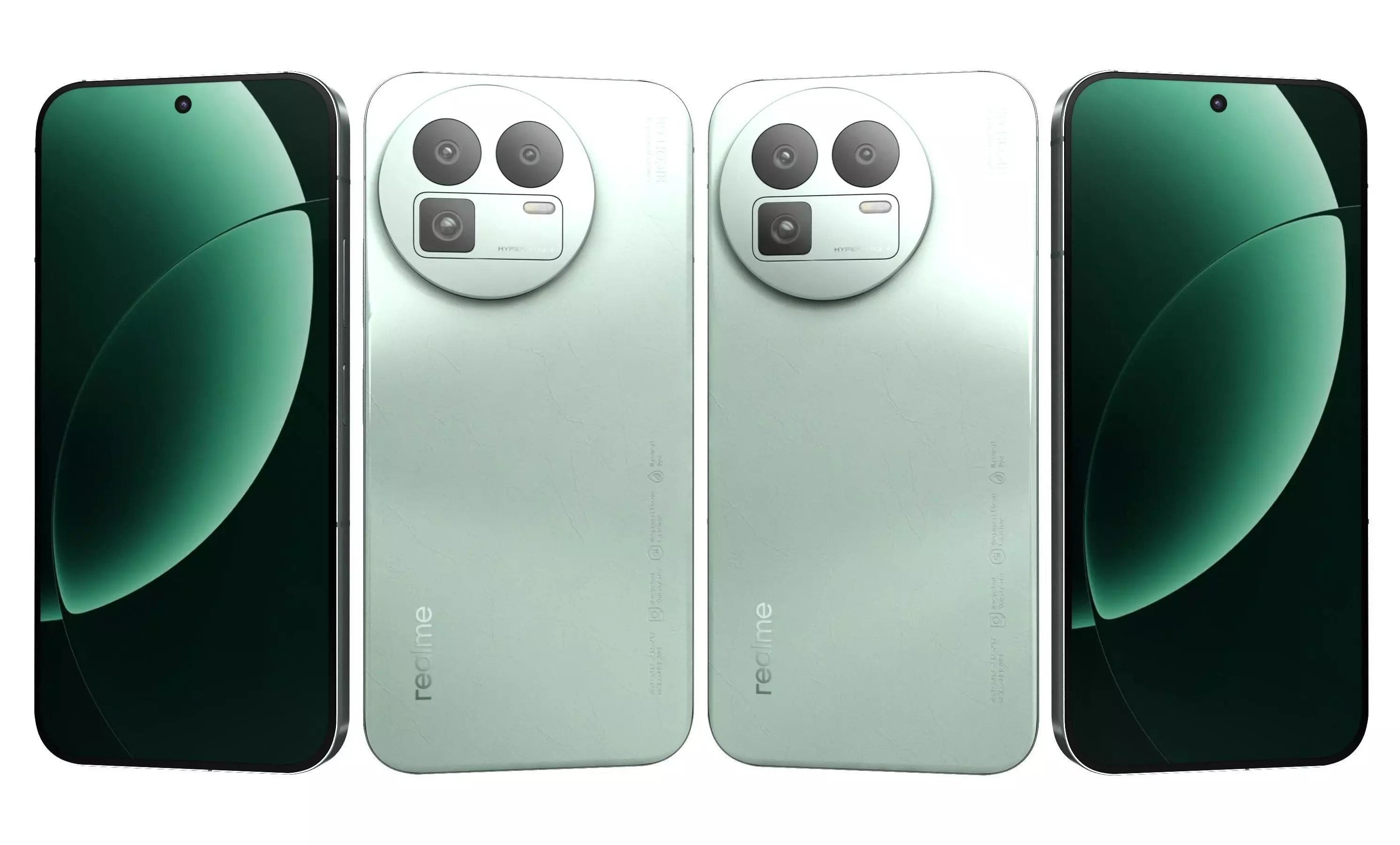 Realme GT8 All Colors 3D model_2