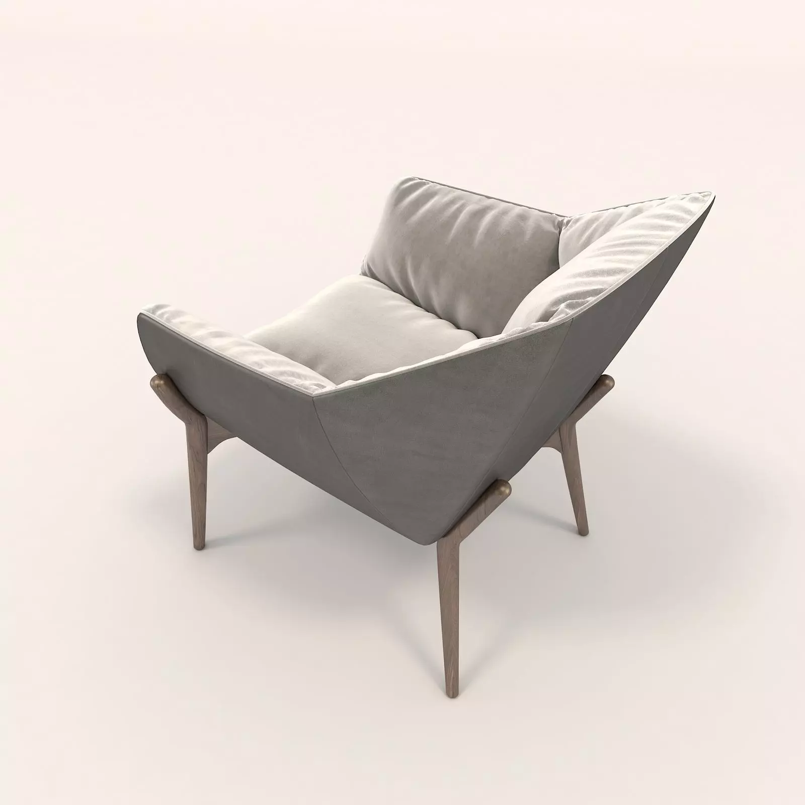 Modern Coffee Table and Armchair Set 10 3D model_7