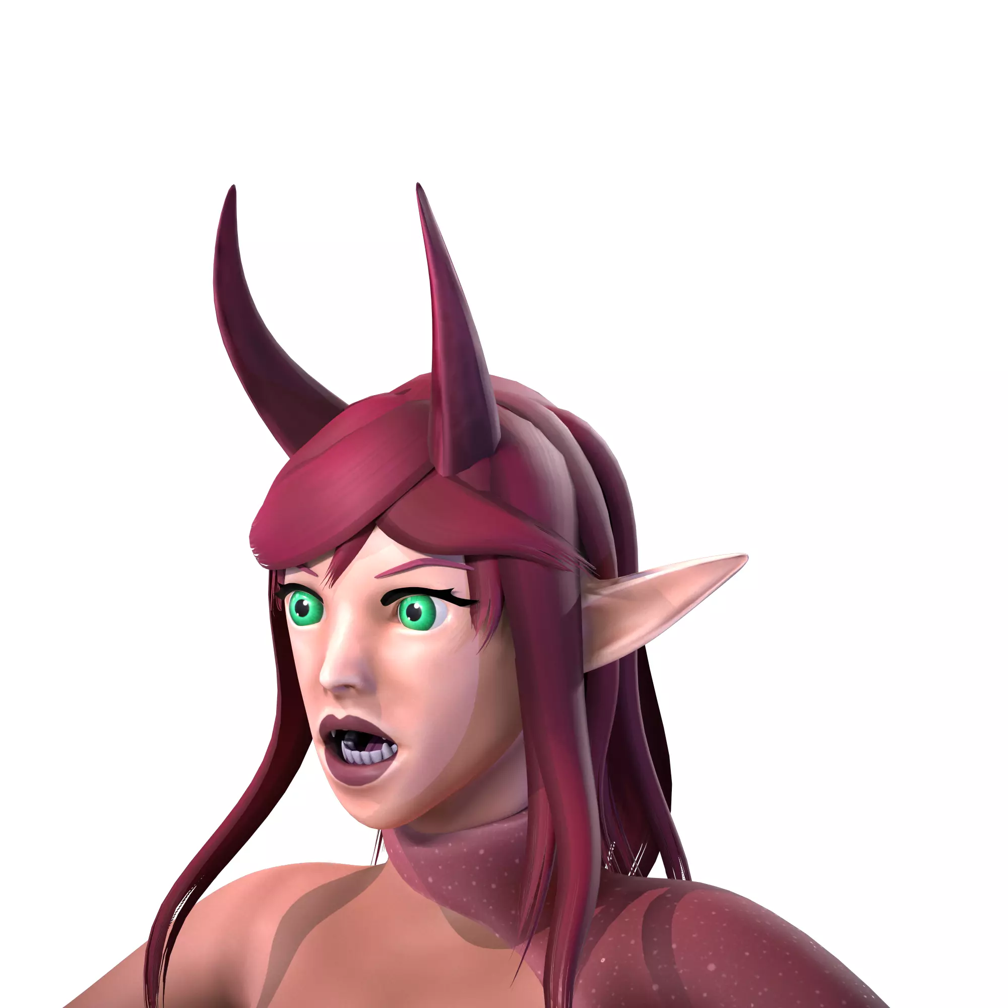 Succubus - 3D Character - VRChat-Ready Avatar Low-poly 3D model_13