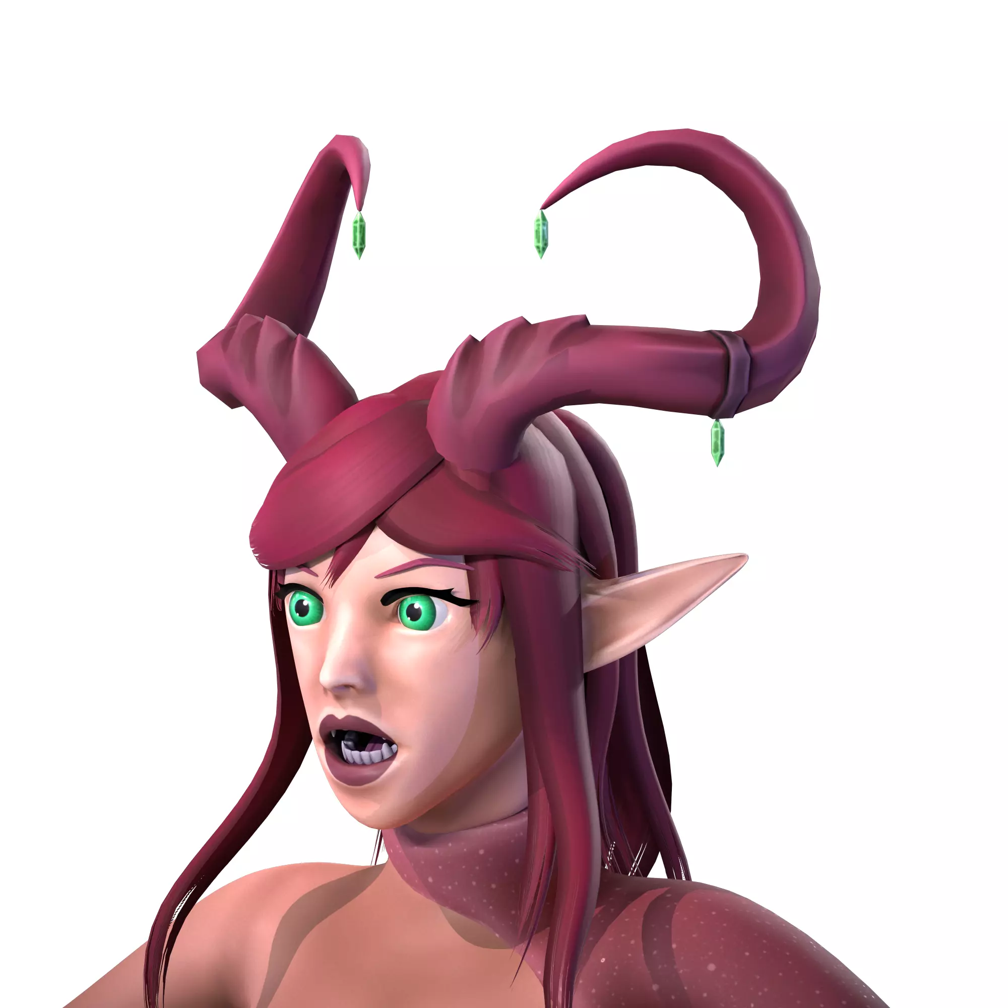 Succubus - 3D Character - VRChat-Ready Avatar Low-poly 3D model_11
