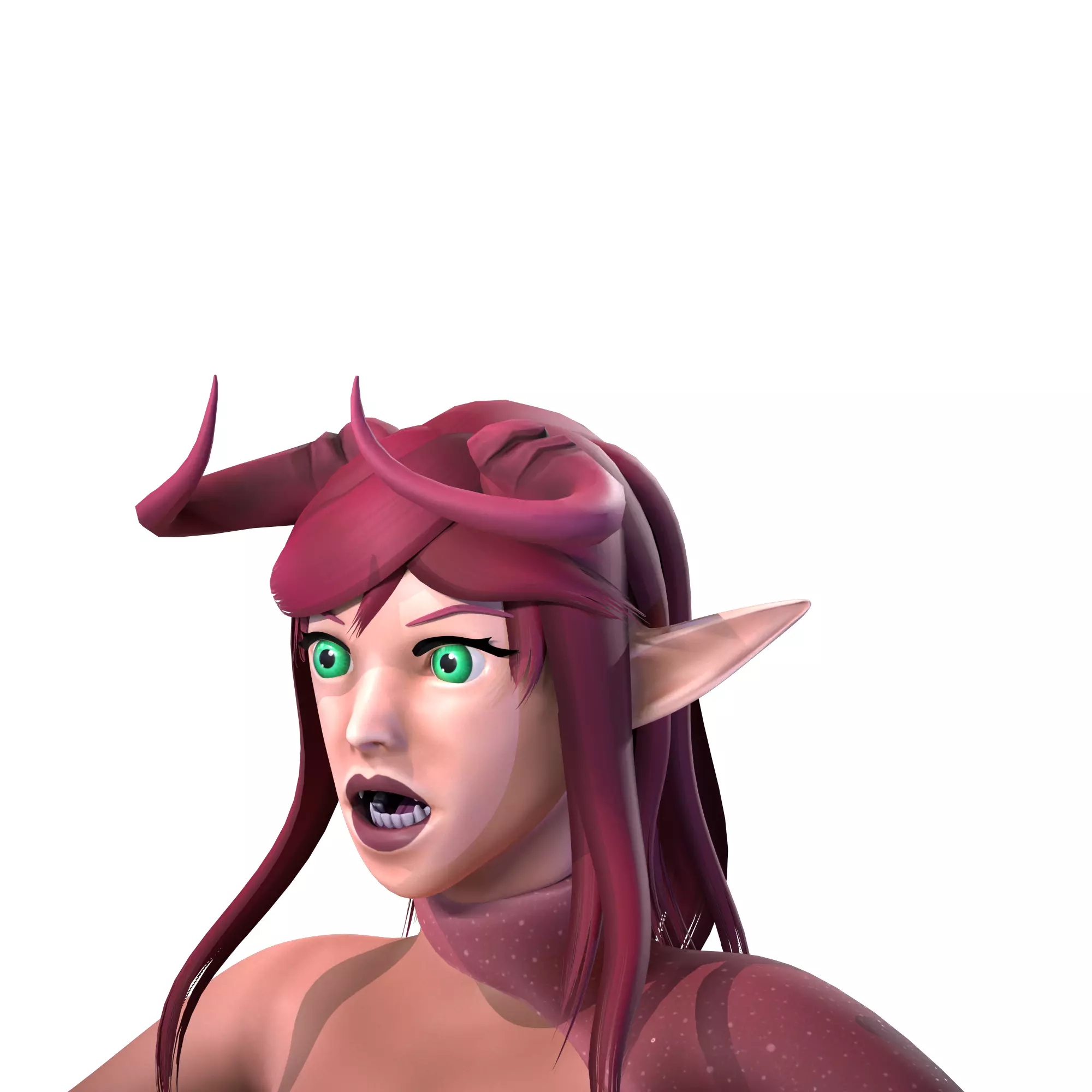 Succubus - 3D Character - VRChat-Ready Avatar Low-poly 3D model_12