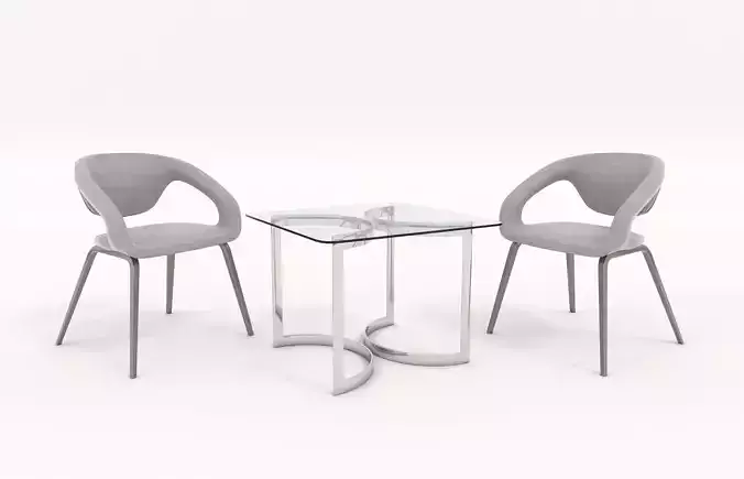 Modern Table and Chair Set 6