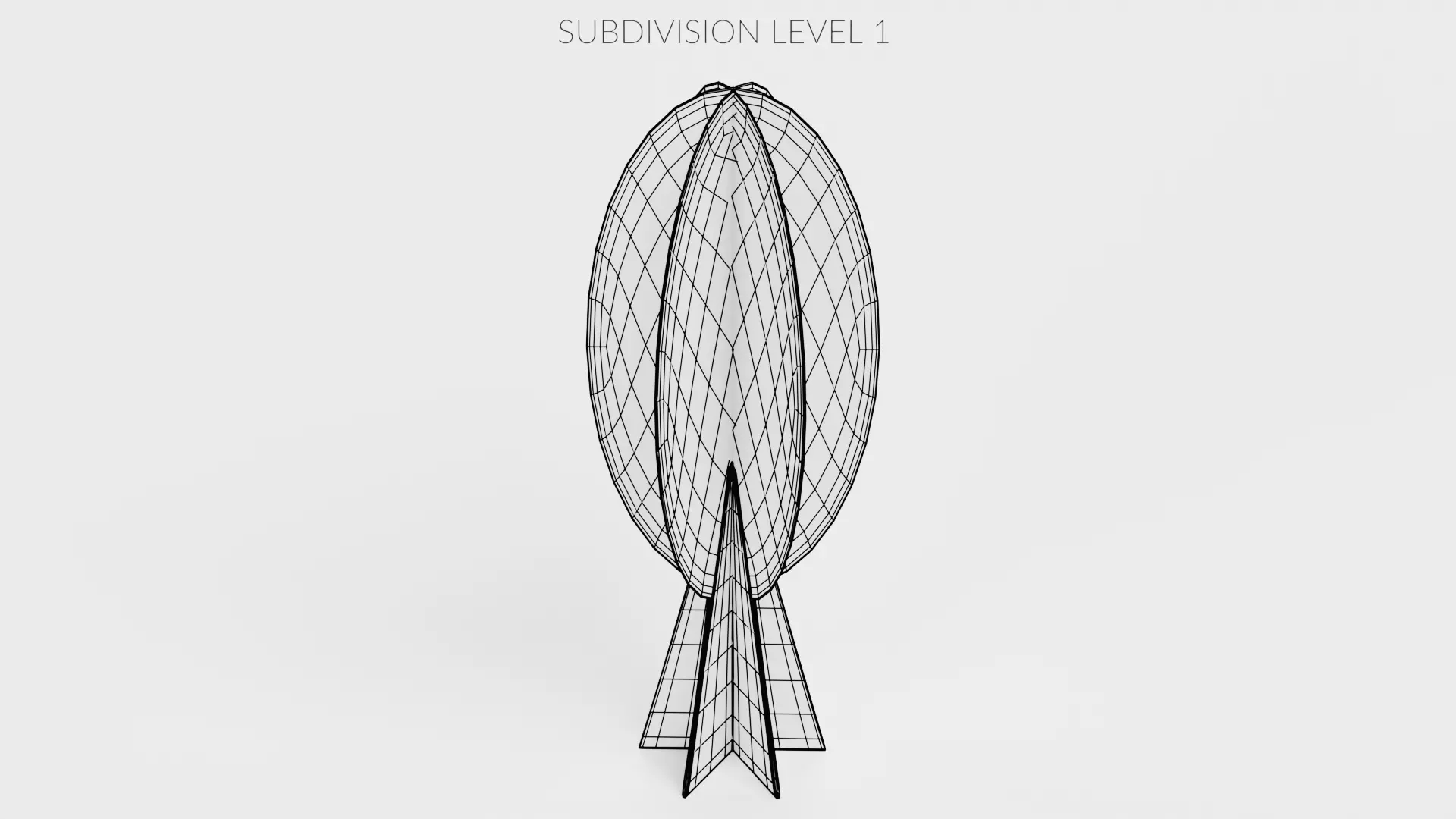 Paper Tree V5 Low-poly 3D model_11