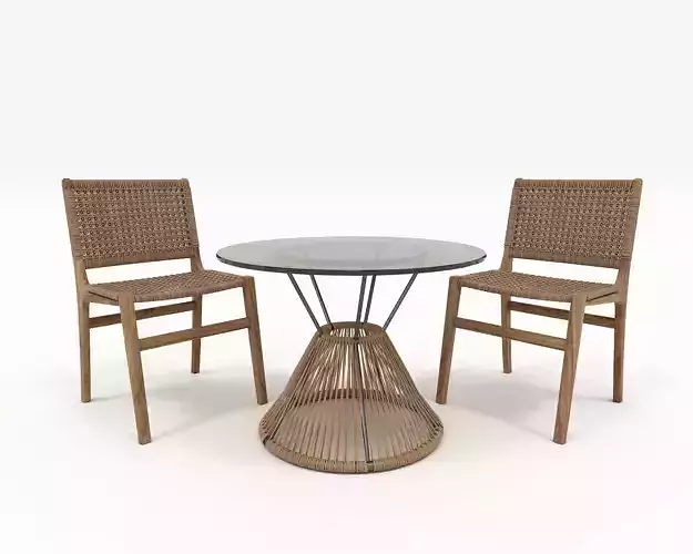 Restaurant Table and Chair Set 2