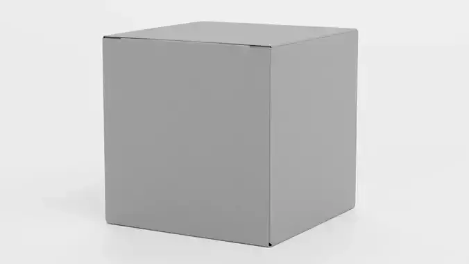 Carboard Box - Neutral Paper Package V1 - Rigged