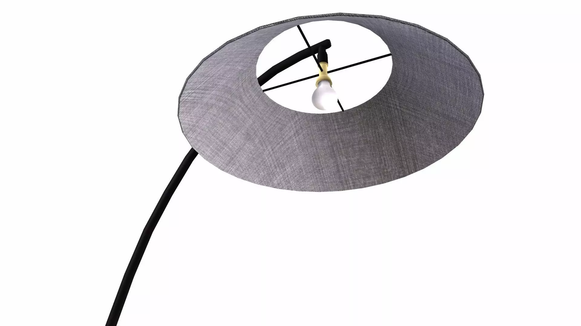 Table Lamp Low-poly 3D model_2