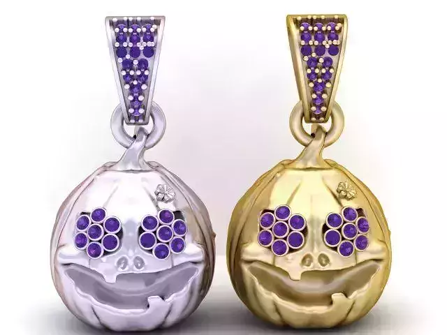 PUMPKIN PENDANT 3D PRINATBLE MODEL 