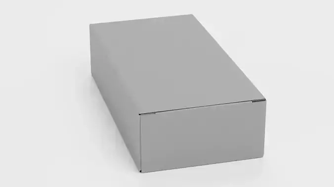 Carboard Box - Neutral Paper Package V3 - Rigged