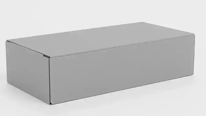 Carboard Box - Neutral Paper Package V3 - Rigged