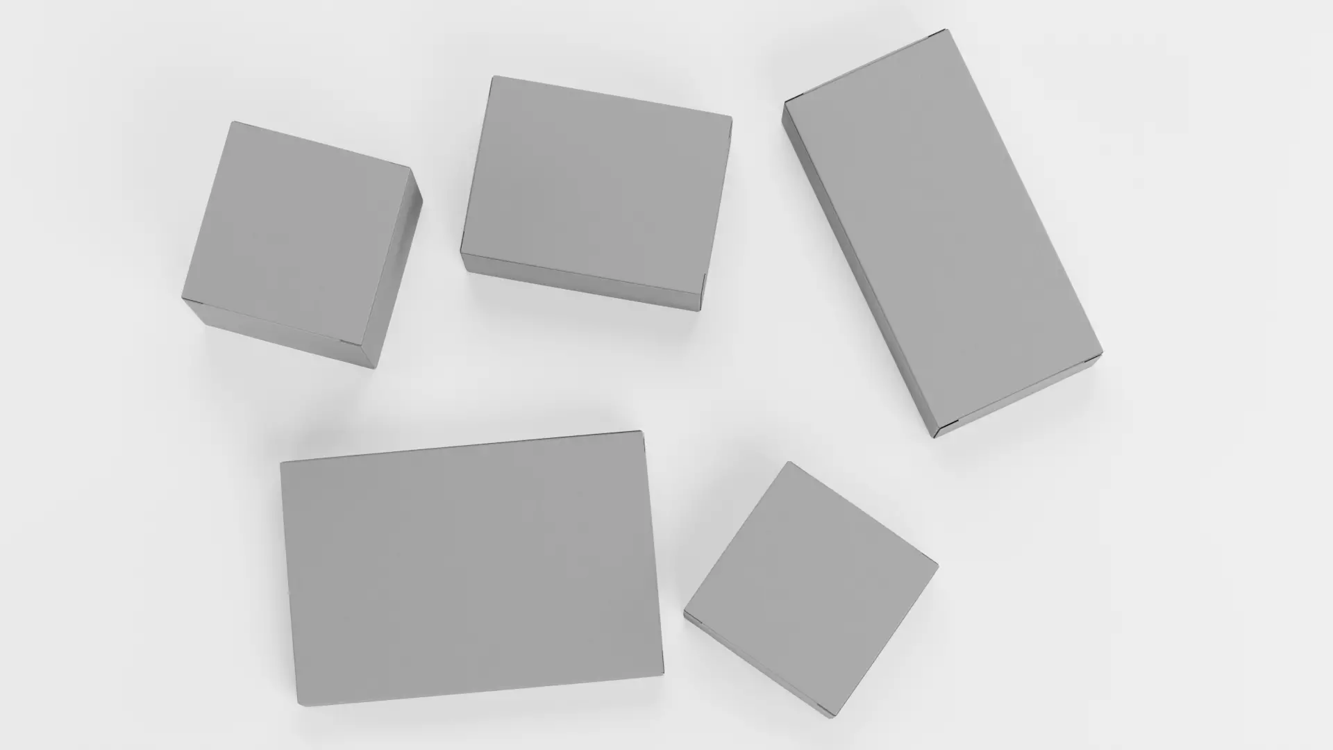 -Paper Boxes - Fully Rigged- Low-poly 3D model_5