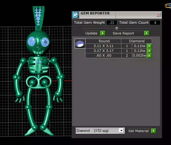 PUMPKIN AND SKUL BODY PENDANT 3D PRIANTABLE MODEL  3D print model_6