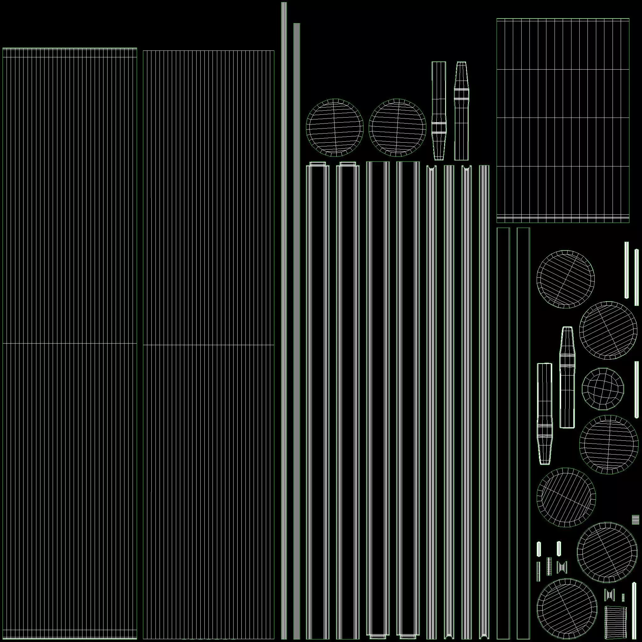 Ombra Pendant Lamp by Panzeri 3D model_8