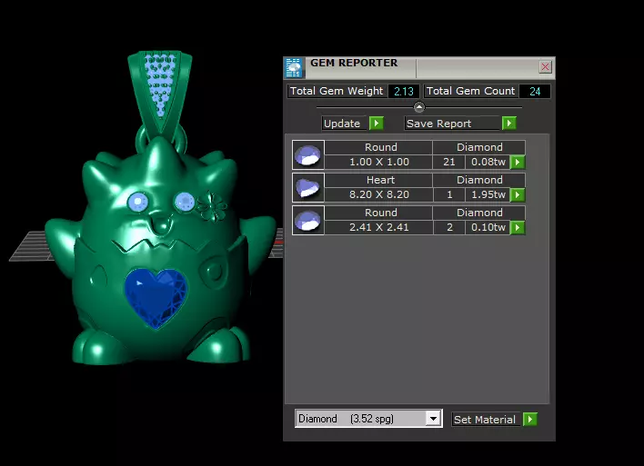 PIKKY PENDANT 3D PRINTABLE MODEL  3D print model_6