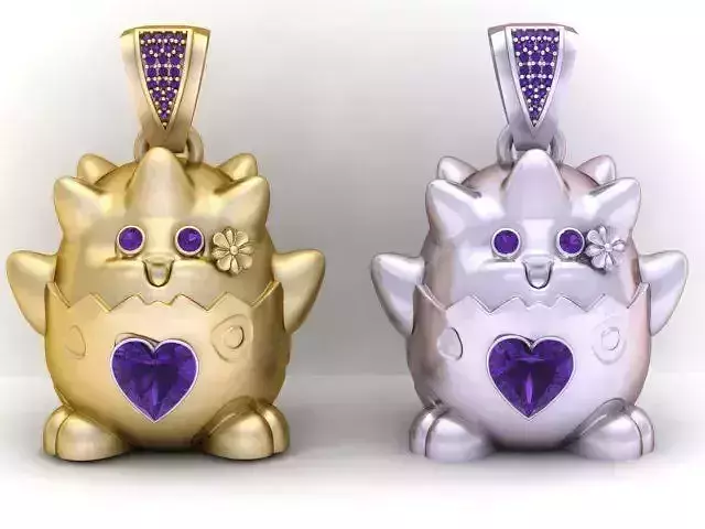 PIKKY PENDANT 3D PRINTABLE MODEL 